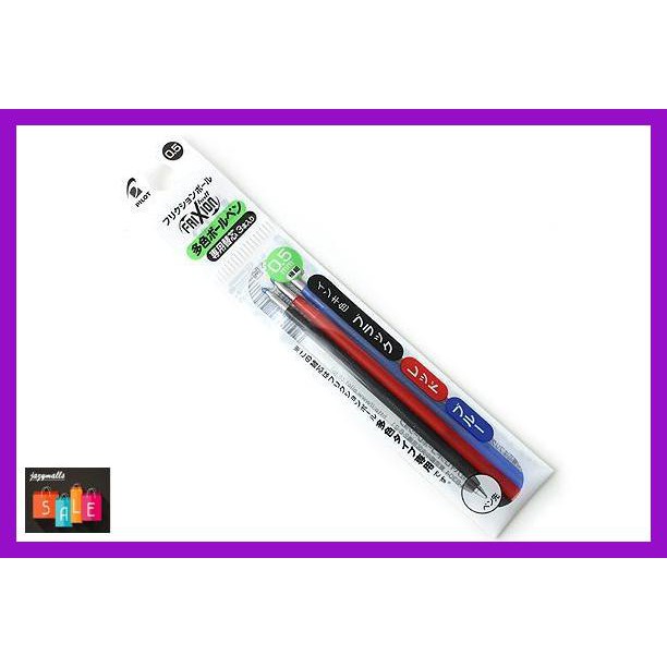 

Silutala- Refill Isi Pulpen Frixion 3 In 1 ( Pulpen 3 Warna) Atk - 3 Warna -Ori.