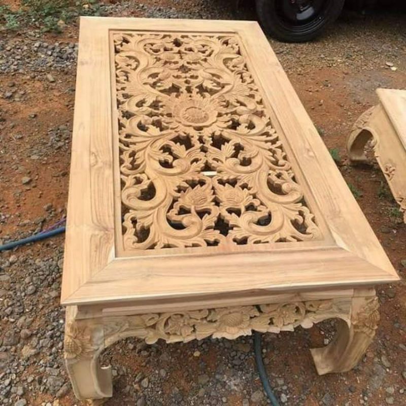 meja kopi pengiriman JNE JTR