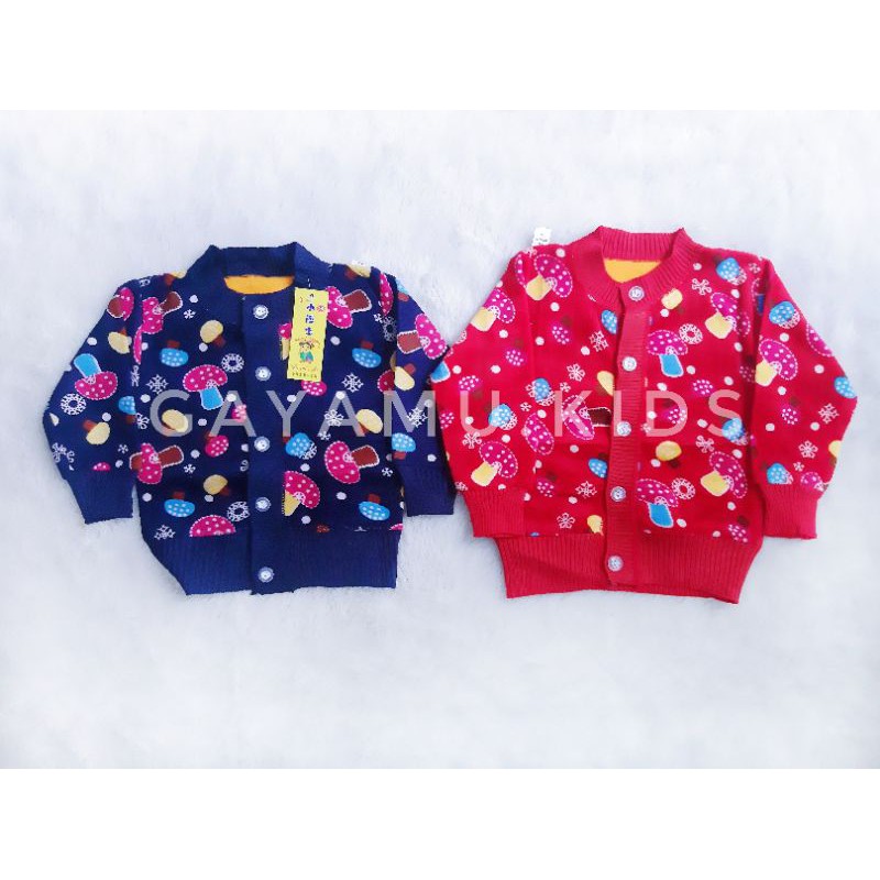 JAKET BAYI PEREMPUAN 0-1TAHUN/SWEATER BAYI PEREMPUAN/JAKET BULUDRU BAYI PEREMPUAN/JAKET BAYI MOTIF/J
