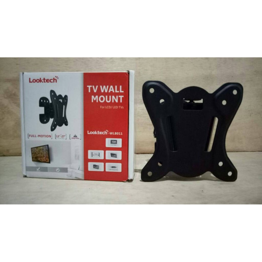 Bracket LED TV 19&quot;s/d27&quot; Swivel 4 Arah