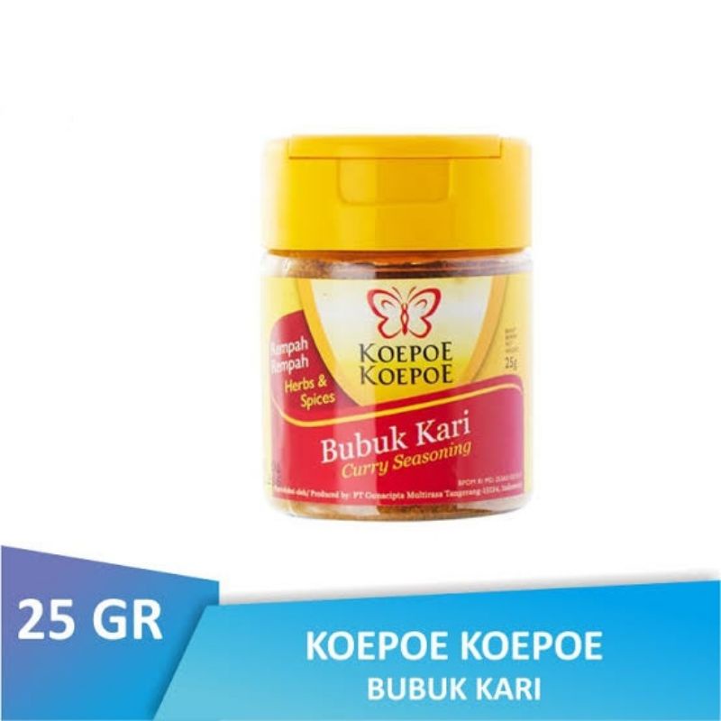 Koepo Koepoe Bubuk Kari 25gr kupu-kupu