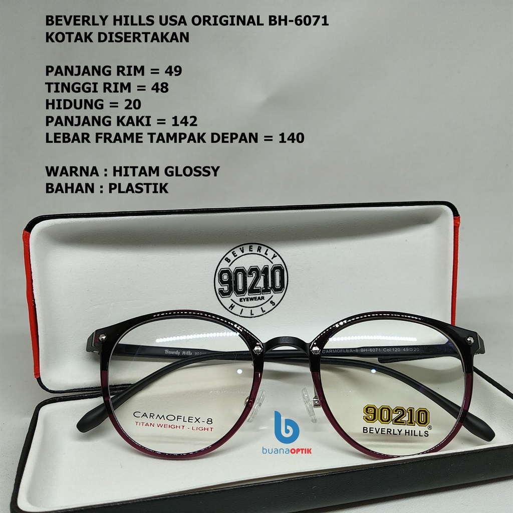 FRAME KACAMATA BEVERLY HILLS ORIGINAL 6071