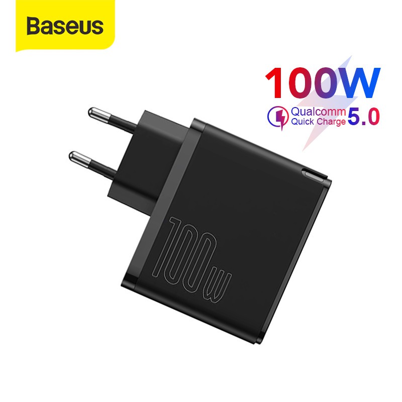 BASEUS GAN 2 100W Adapter Quick Charge 5.0 IPAD Macbook / Laptop /Galaxy Tab