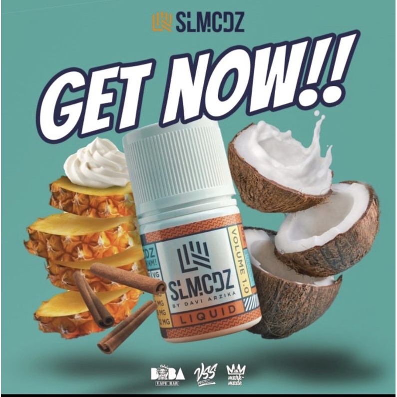 SLMCDZ 60ML BY DAVI CREAMY FREEBASE CINNAMON CHOCONUT MILK PINEAPPLE