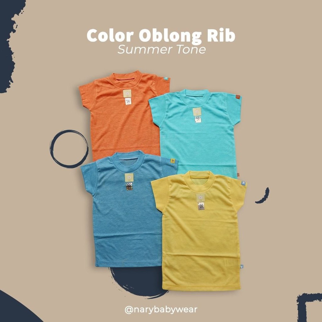 Nary Oblong BayiTangan Pendek Summer Series