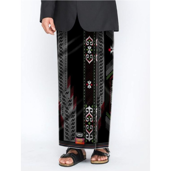 sarung BHS Infinity motif PKA Hitam