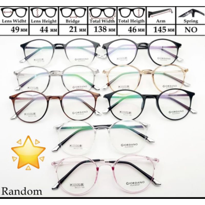 frame kacamata minus elastis kacamata minus lentur