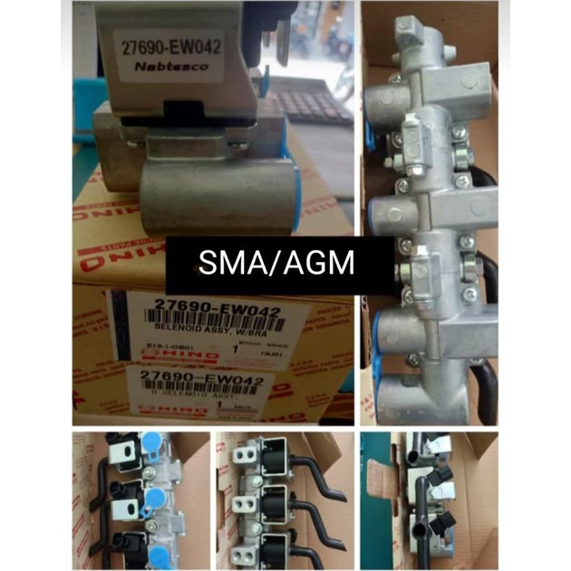 MAGNETIC VALVE BRAKE VALVE SELENOID ASSY ENGINE PEMBAGI ANGIN HINO LOHAN 500