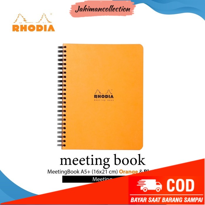 

✨ BISA COD ✨ Buku Catatan Rhodia A5 Plus Meeting Wirebound Notebook