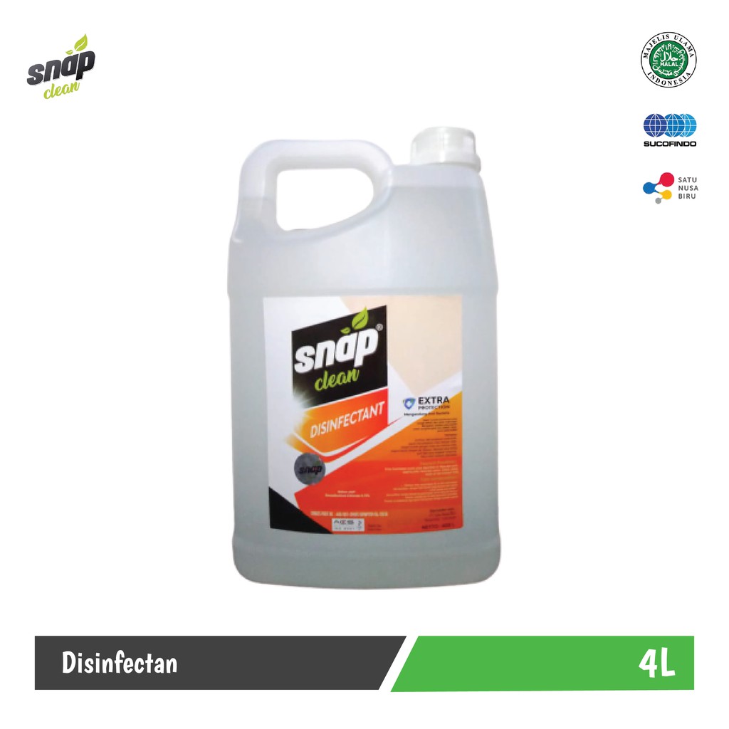 DISINFEKTAN 4L (CAIRAN DISINFEKTAN) - SNAP CLEAN