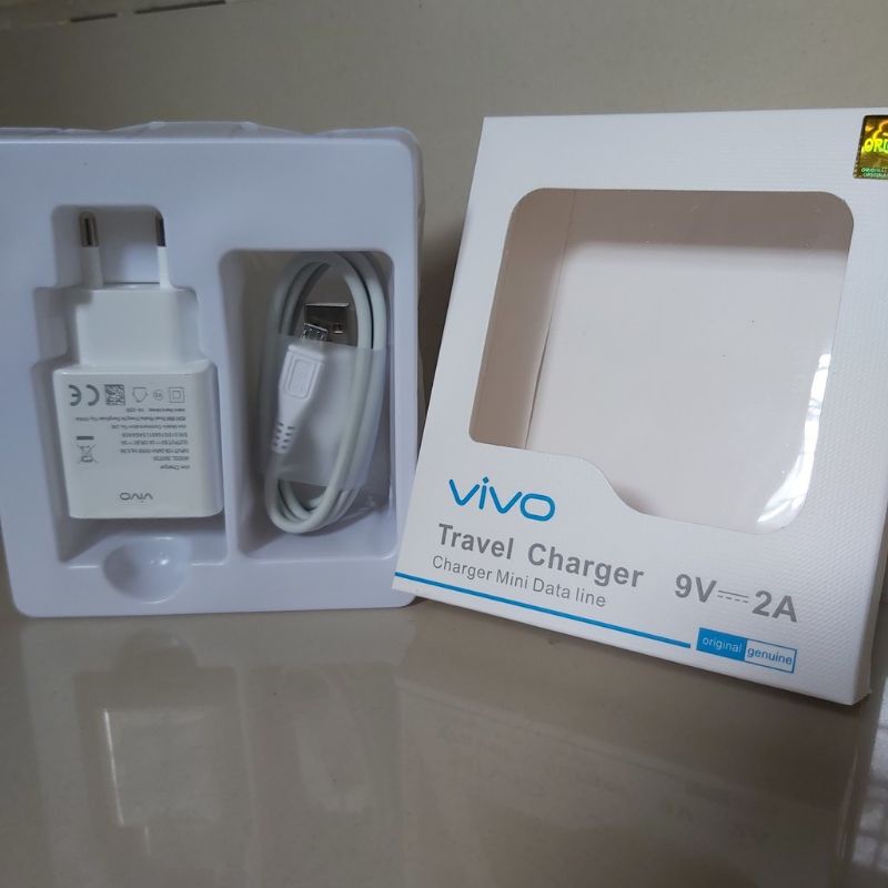 Charger/TC Vivo Original FAST CHARGING 9Volt QUALCOMM 2.0A micro USB