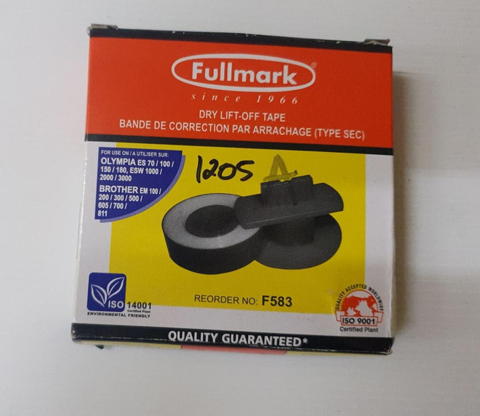 

PENGHAPUS PITA MESIN TIK ELEKTRIK|LOT CORR.FULLMARK GR-143/145 (F583)