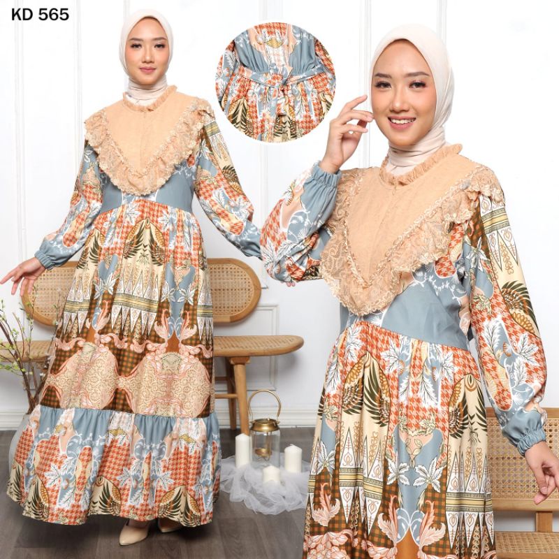 megaxus88//gamis mewah motif 565