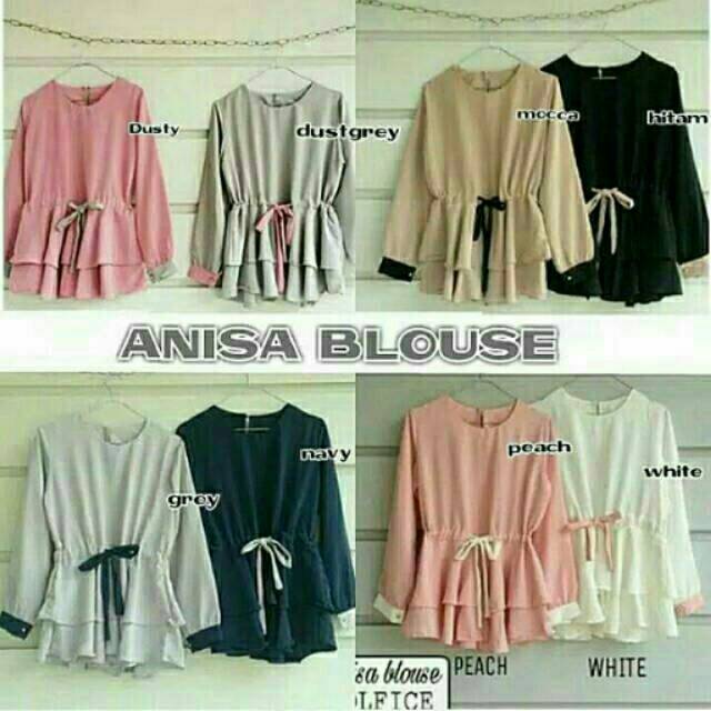 SALE!  Anissa Top / Anisa Top / Anisa Blouse / Anissa Peplum Top - CELLINE-2