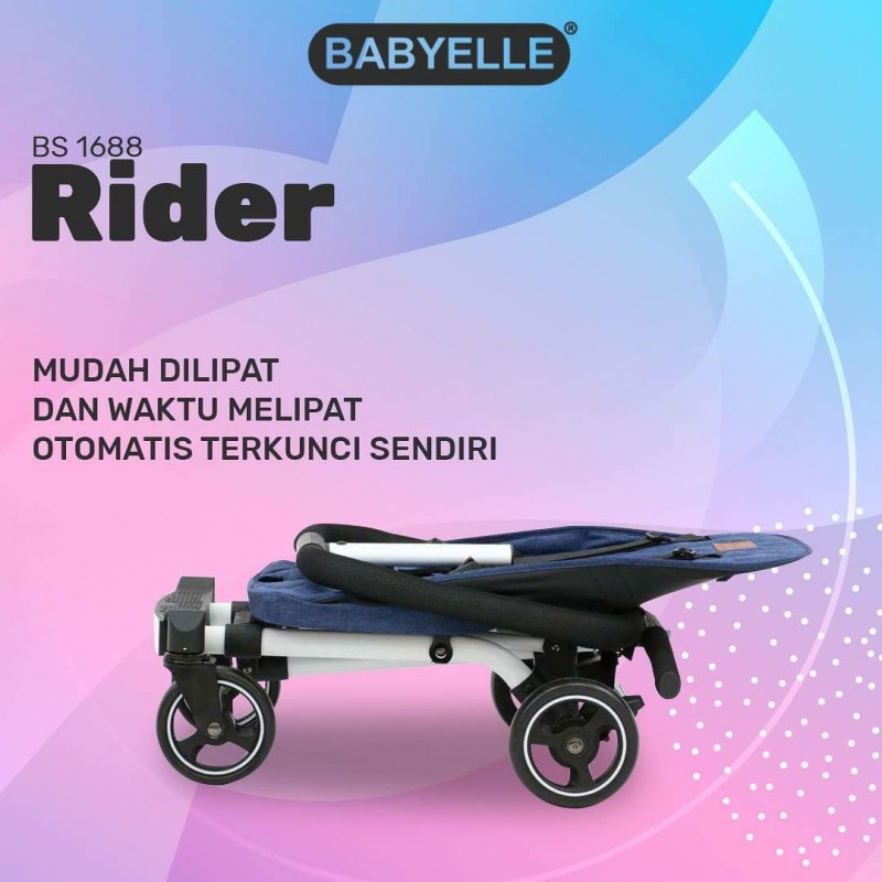 PROMO Stroller Kereta Bayi Babyelle Baby Elle Rider Convertible BS 1688 Makassar