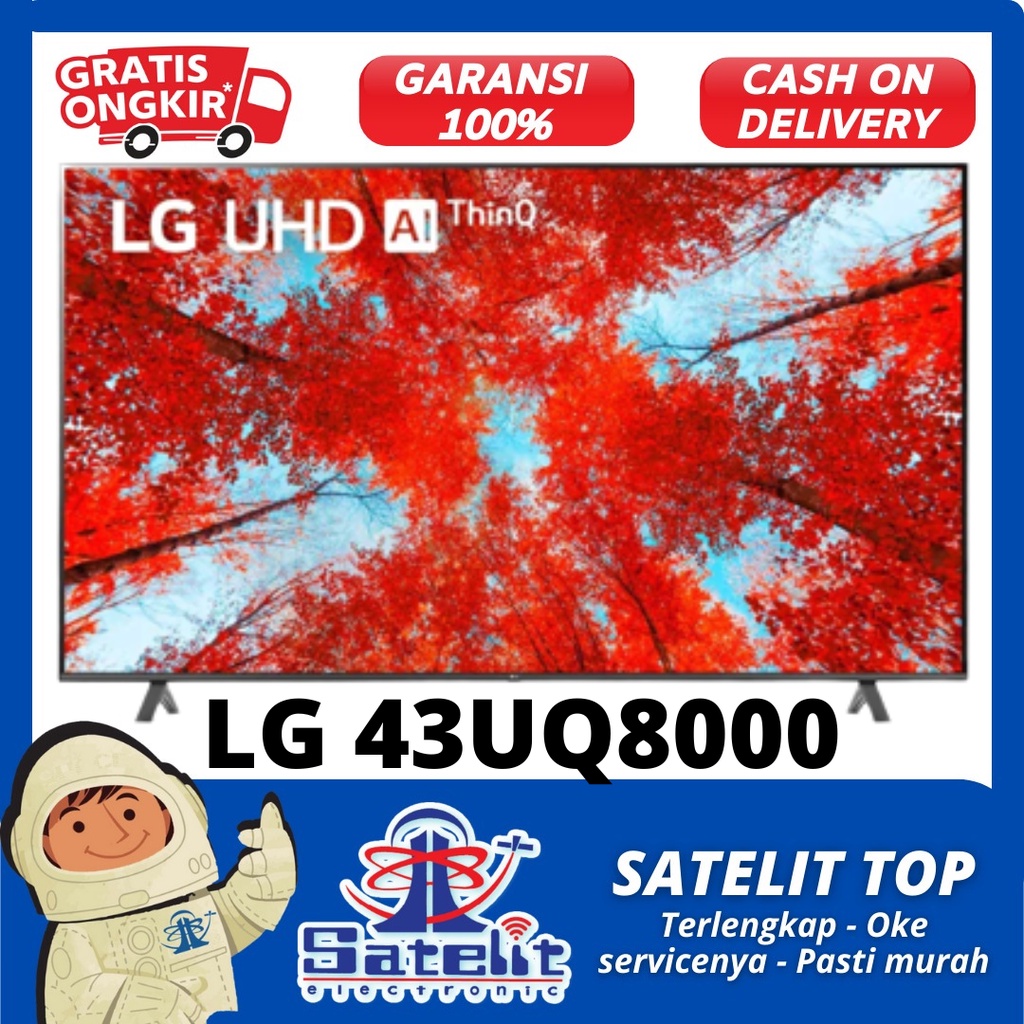 LED TV / SMART TV 43 INCH UHD LG 43UQ8000