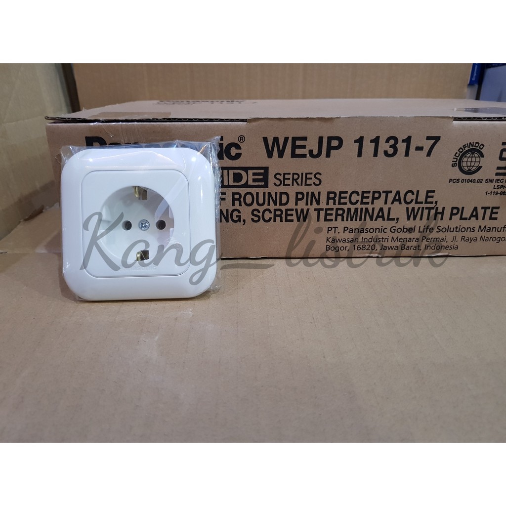 Stop Kontak Panasonic - WEJP1131-7 (Non CP)