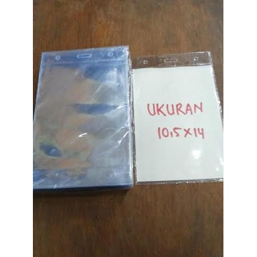 

READY COD Plastik ID Card / Plastik Name Tag / Tanda Peserta Uk 10,5 x 14 PROMOKode 3822