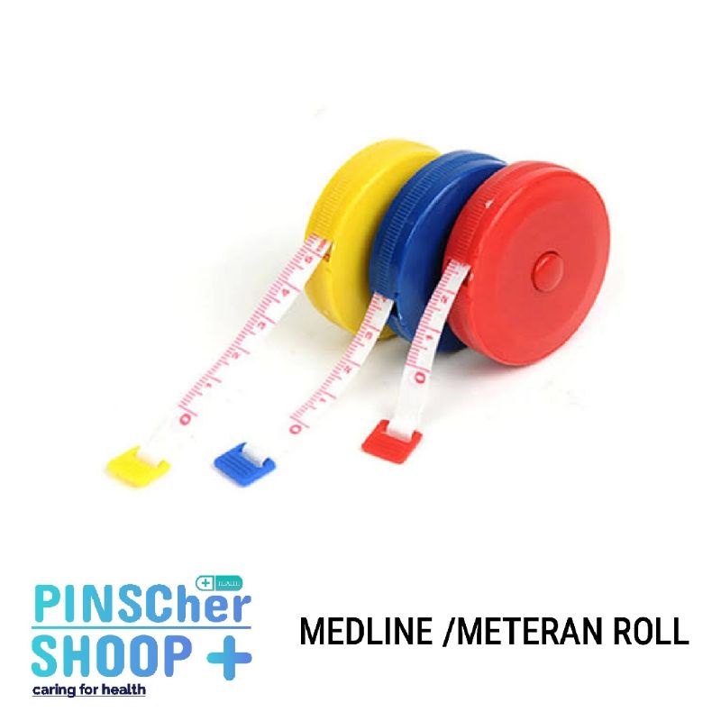 MEDLINE METERAN GULUNG/ ROLL MINI PENGUKUR PANJANG BAYI