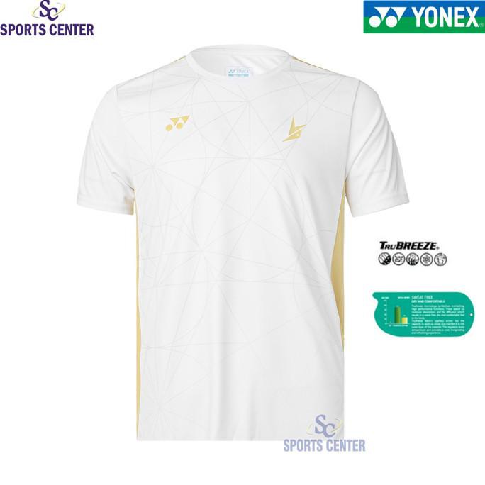 TERLARIS  New Limited Kaos / Jersey Yonex Lindan Edition 1808 COC White - S