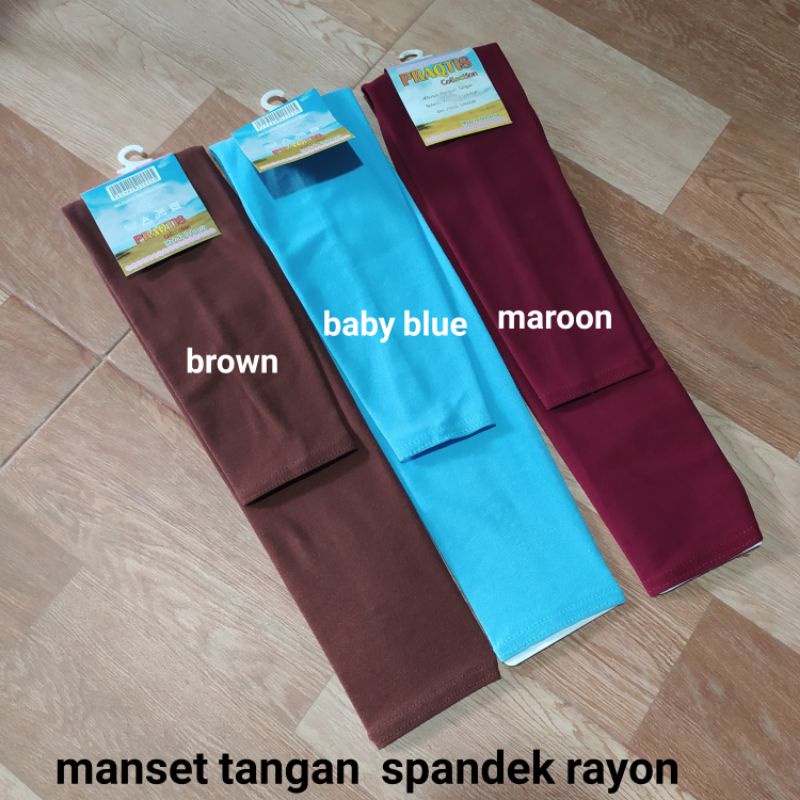 manset tangan spandek rayon clearence  sale