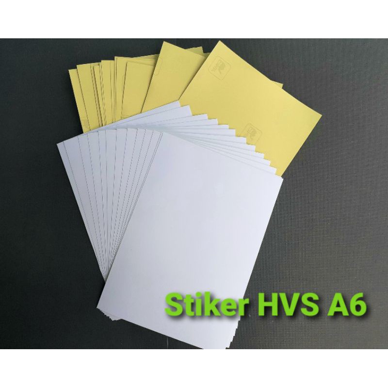 Kertas Stiker HVS/Stiker HVS A6/Stiker Shipping Label Marketplace/Stiker HVS OLSHOP