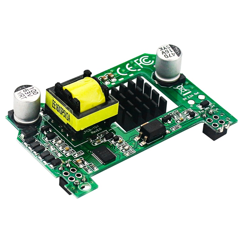 Btsg Ethernet Active PoE 5V Power Module Untuk Raspberry Pi 3B+RPI 4B Dengan Heat Sink