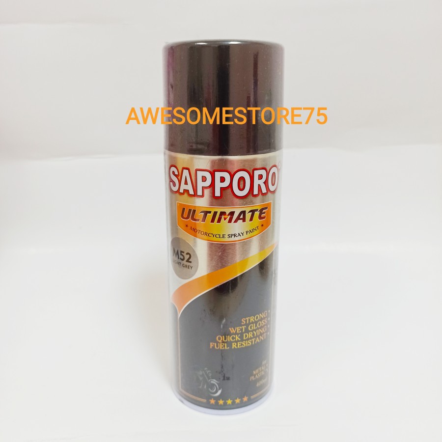 SAPPORO ULTIMATE M52 LIGHT GREY Abu Abu Cat Semprot Pilox Pylox