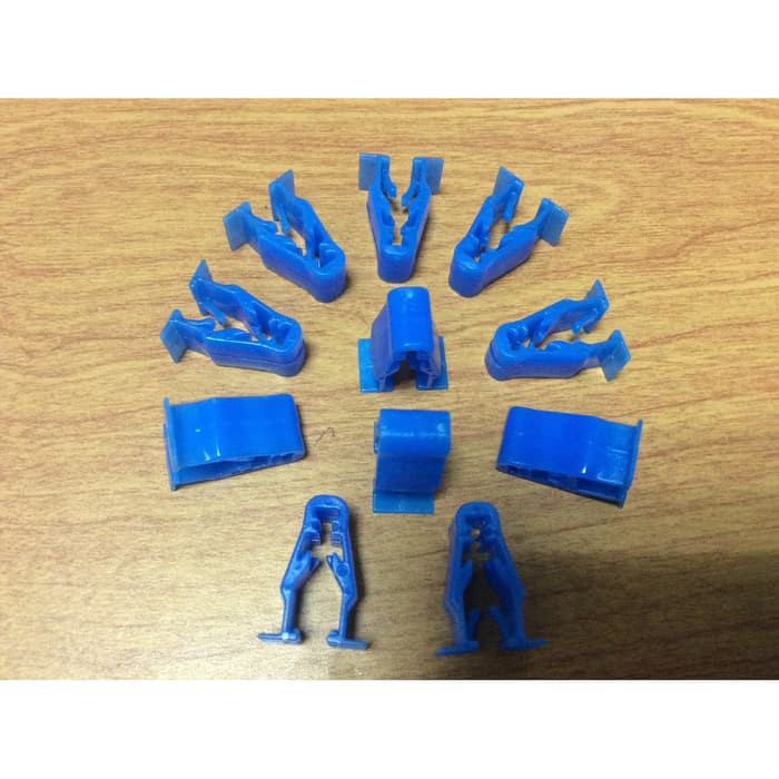 Kancing Mobil Klip Body Motor Klip Biru Kancing Mobil Body Motor