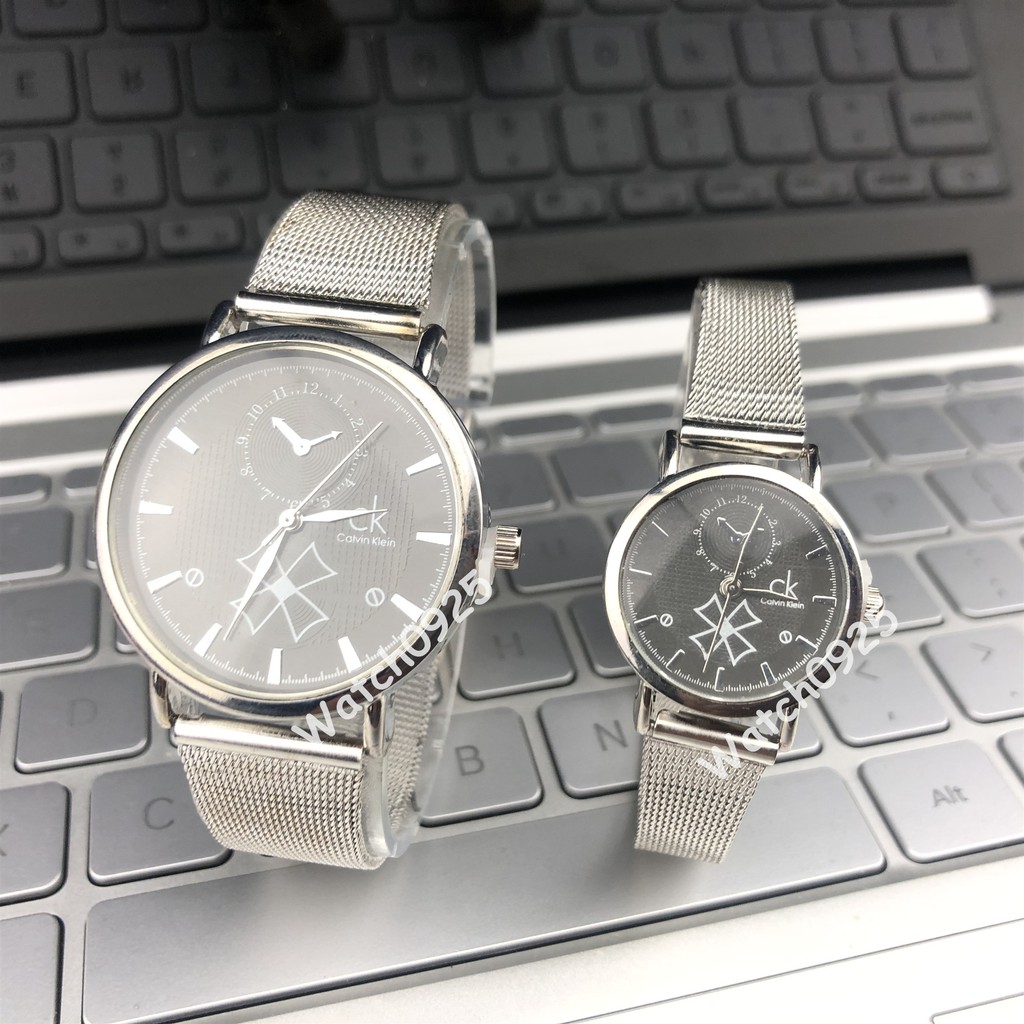 ✅COD [READY STOCK] JAM TANGAN COUPLE PERSEGI TALI PASIR STAINLESS JAM TANGAN MAGNET WANITA MADA C30