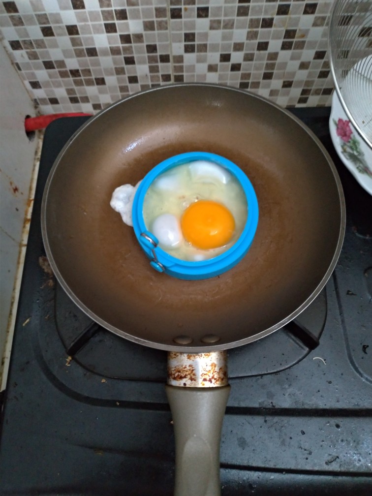 Cj Cetakan Silikon Telur Mata Sapi Bulat