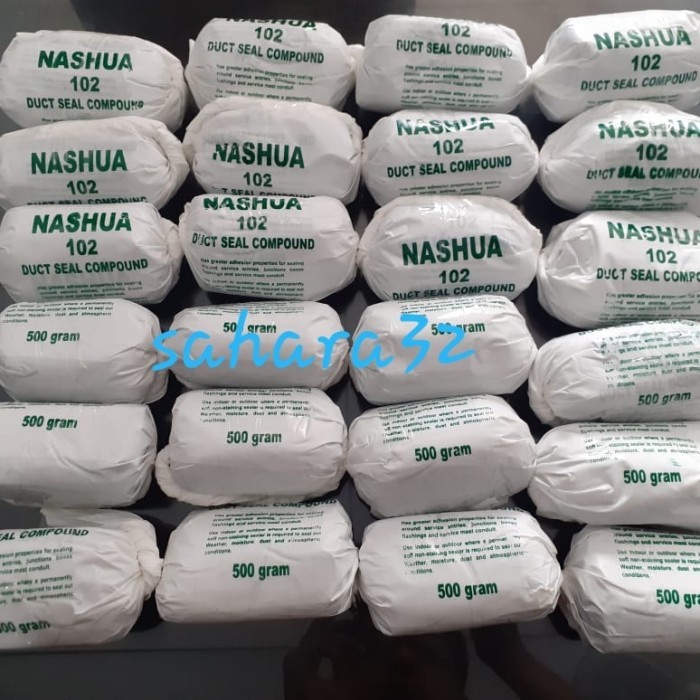 

Cherry | Terlaris Duct Seal Compound Nashua 102 (500gr) / Nashua 102 Duct Seal