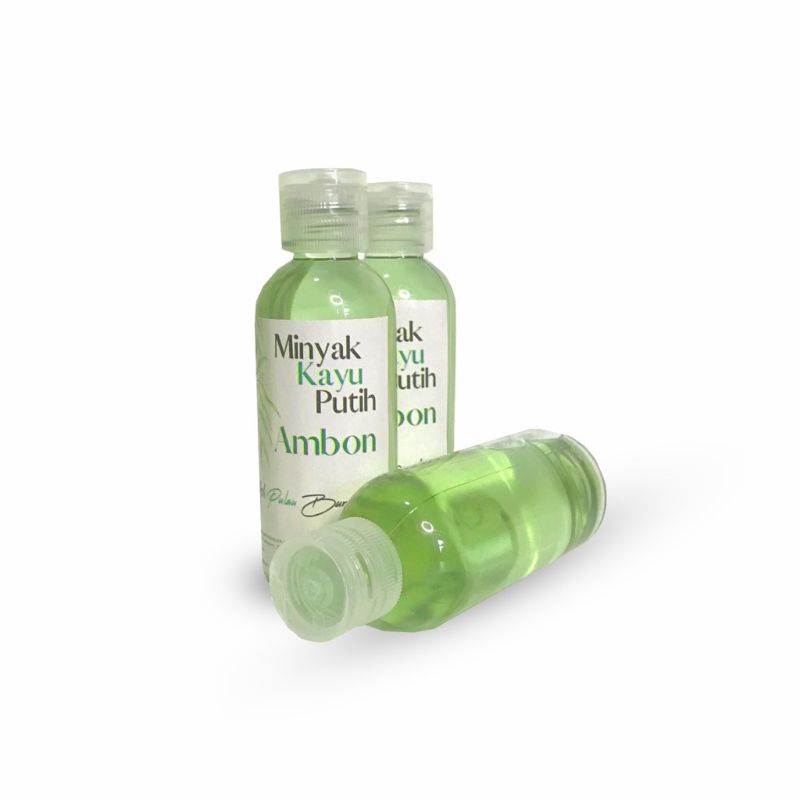 Minyak kayu putih ambon 60ml asli pulau buru kayu putih eucalytus oil