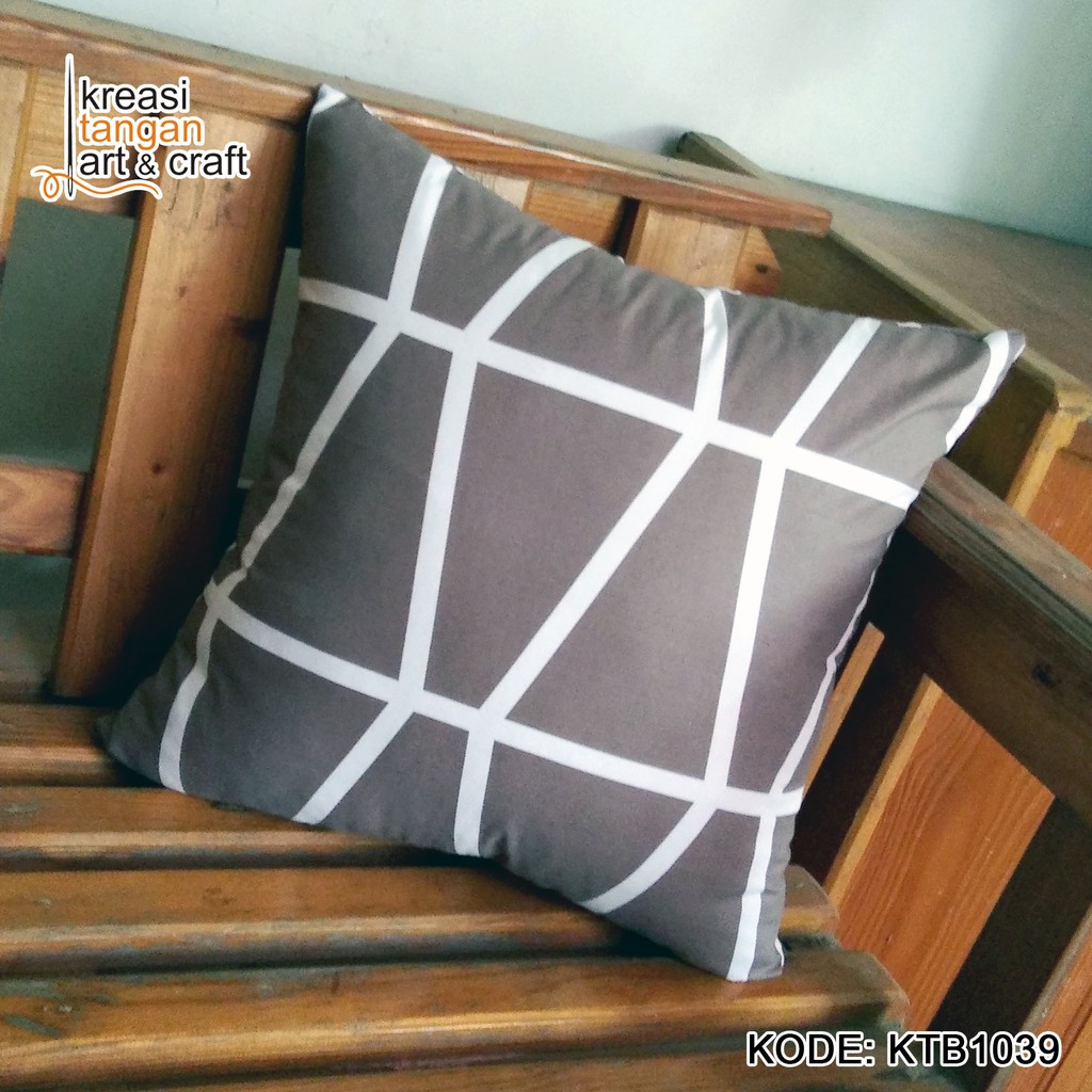 SARUNG BANTAL SOFA ukuran 30x50, 40x40, 45x45, 50x50, 60x60, 70x70 KTB1039