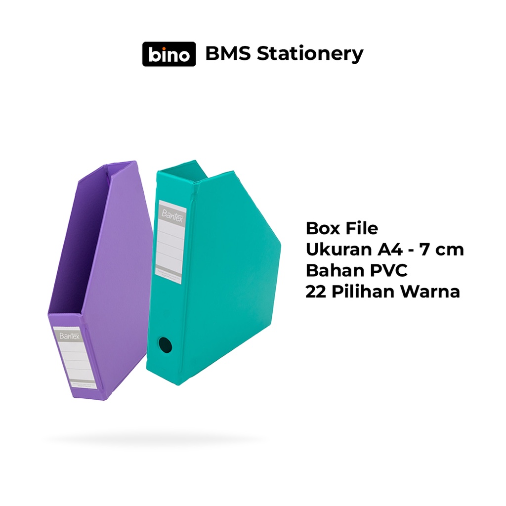 

[BMS Surabaya] Bantex Box FIle / Magazine File / Kotak Penyimpanan A4 7 cm #4010
