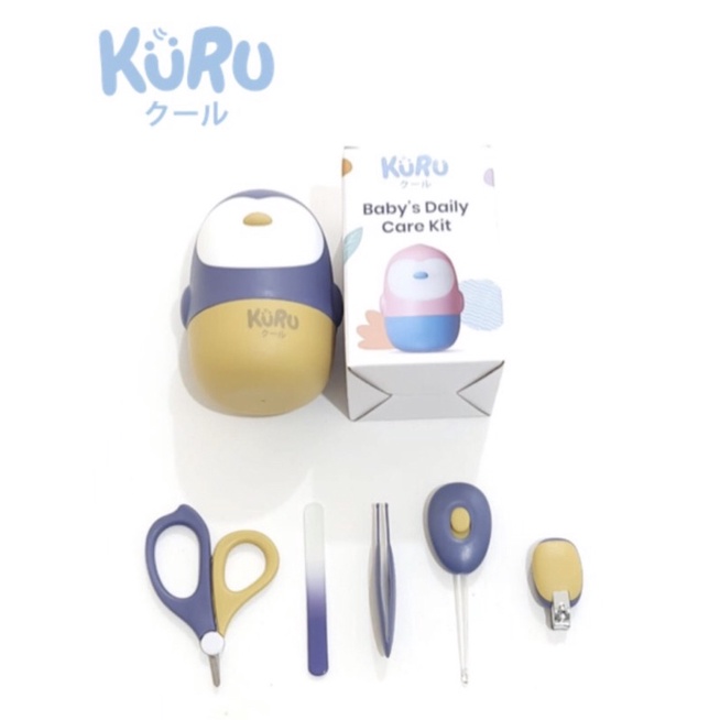 Kuru Baby Nail Care Manicure Set 5in1 - Perawatan Gunting Kuku Bayi