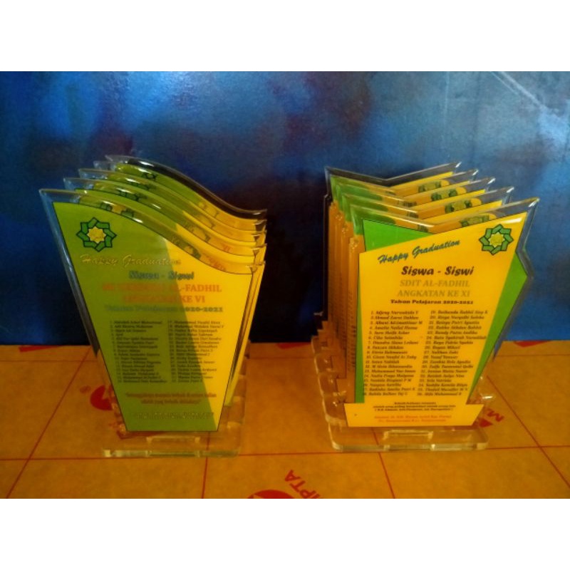 

PLAKAT AKRILIK RESIN CUSTOM | PIAGAM PERPISAHAN SEKOLAH RESIN | WISUDA | CENDRAMATA KKN