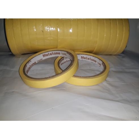 

Lakban kertas 1/2 inch x 12 meter / masking tape 12 mm x 12 meter