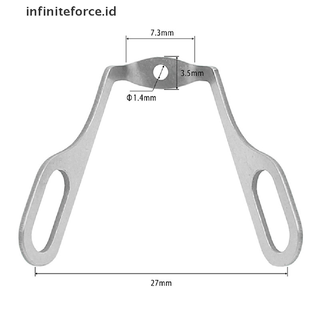 Infiniteforce.id 1pc Pad Hidung Holder Kacamata Bahan Aluminum