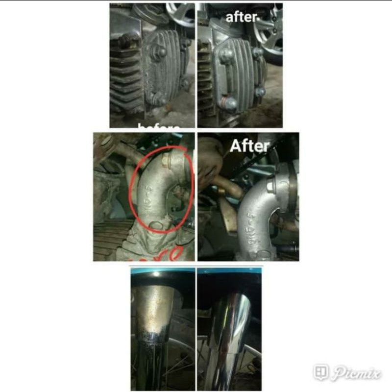 PEMBERSIH KERAK MESIN / PEMBERSIH BLOK MESIN / PEMBERSIH CHROME/SUPER CLEANER