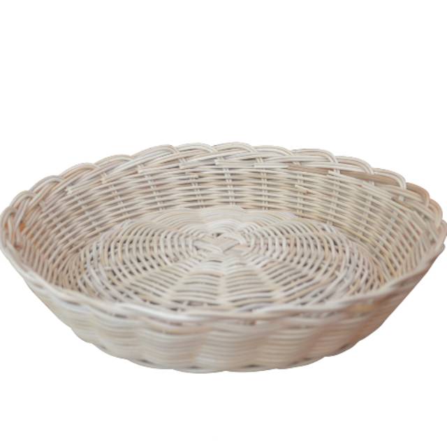 Keranjang Rotan Piringan buah besar