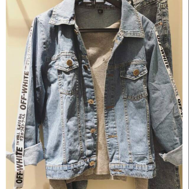zara white denim jacket