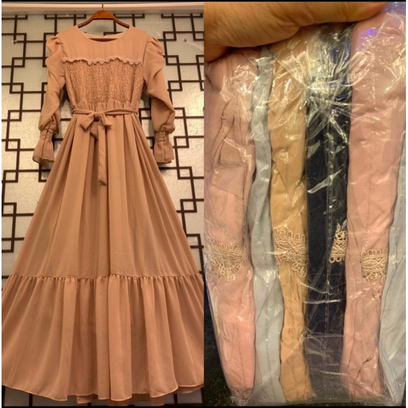 gamis renda/gamis ceruty by Yuri/gamis Yuri/