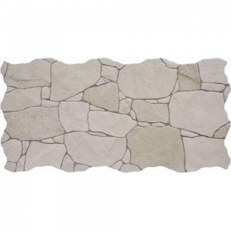 KERAMIK DINDING BATU ALAM INTERLOK ROMAN DRIVERSTONE SAND 30X60