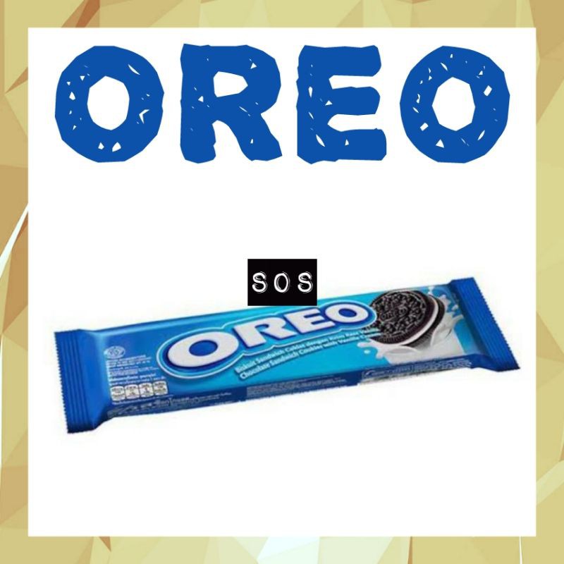 

《OS3》 OREO biskuit krim Vanila 38 gram