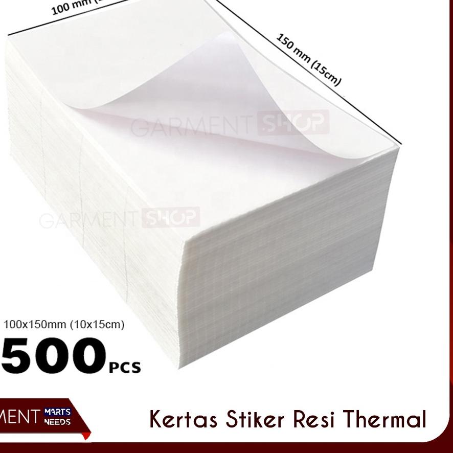 

Trendy Kertas Stiker Resi Pengiriman Bare Label Thermal A6 Tanpa Tinta 10x15cm 100 x 150 mm