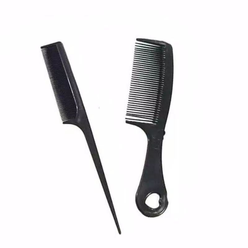 ISI 2 PCS SISIR HITAM SET POLOS