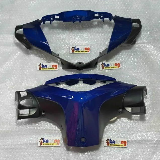 batok kepala depan belakang supra x 125 helm in. biru