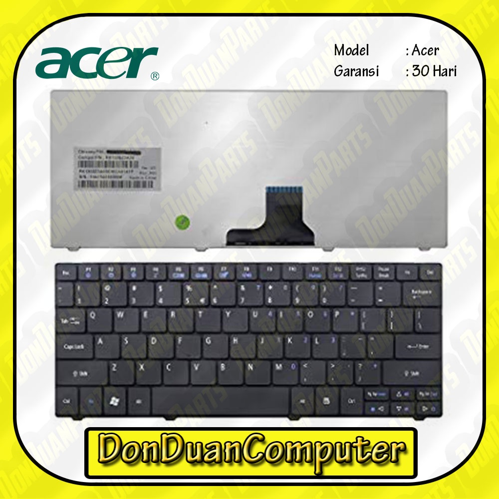 Jual Keyboard Laptop Acer ORIGINAL Aspire One 722 - 721 - 753H - 751H