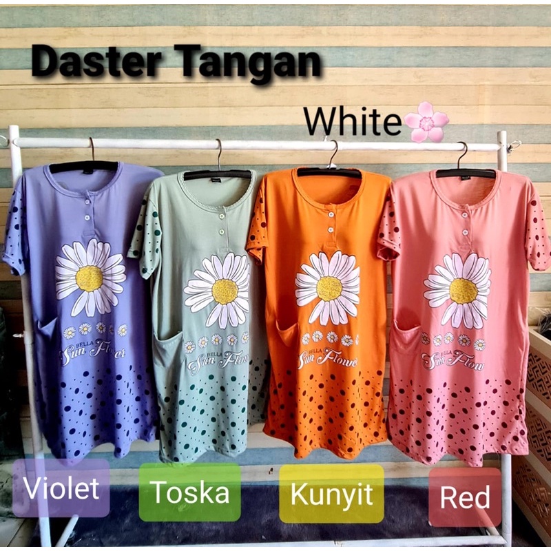 BAJU TIDUR DASTER MAMA TANGAN FLOWER FLORIST